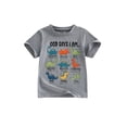 thumbnail image 1 of Argulvti T-Shirt d'Été pour Petits Garçons, Manches Courtes à la Mode, Col Rond, Imprimé de Lettres Dinosaure, 1 of 7