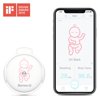（Newest Model）Sense-U Movement Baby Monitor: Tracks Baby's Breathing, Rollover Movement, Body Temperature(Pink)