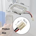 thumbnail image 3 of Conjunto de módulo de luz LED para refrigerador para KitchenAid Whirlpool, 3 of 6