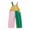 AB92 Green, variant on Bainana Kids Girls And Boys Romper Color Block Sleeveless Adjustable Straps Suspender Pants Lightweight Toddler Everyday Wear Jumpsuit 3-4 Years Green
