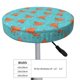 thumbnail image 4 of Disketp Funny Chicken Funda Redonda para Taburete, Funda de Cojín para Silla de Bar Suave y Elástica-14 inch, 4 of 7
