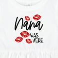 thumbnail image 4 of Inktastic Nana Was Here Red Kisses Girls Baby Dress, 4 of 5