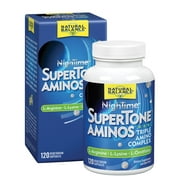 Natural Balance NighTime SuperTone Aminos | Triple Amino Complex for Lean Muscle Mass & Recovery Support | Fitness Goals Formula | 120ct, 30 Servings