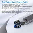 thumbnail image 4 of Medidor de Potencia USB C 2 en 1, Multímetro Digital 3.6-32V 0-8.0A Probador de Voltaje y Corriente, Medidor Tipo C, Voltímetro de Capacidad de Batería, Banco de Energía, Cargador Rápido, Detector, 4 of 22