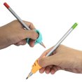 thumbnail image 3 of Pencil Grips, 10pcs Kids Writing Aid Grip Trainer Posture Correction Finger Tool For Kids Preschool Children Lefties Or Righties, Random Color, 3 of 4
