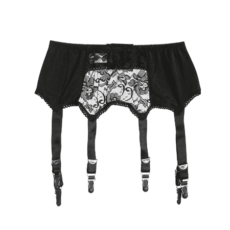 

Inevnen Women s Lace Six Claw Garter Adjustable FemaleThigh-Highs Stockings Garter Belt