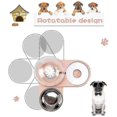 thumbnail image 5 of Double cat bowl, dog bowl, and cat food bowl with pet water dispenser, 5 of 5