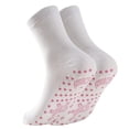 thumbnail image 1 of Calcetines de salud autocalentables, medias unisex para aliviar el dolor de invierno, color blanco, 2 uds., 1 of 5