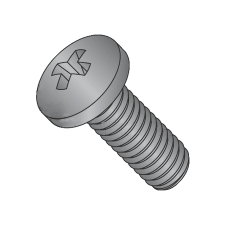 

MS51958-62B / 10-32 x 7/16 Mil-Spec Machine Screws / Phillips / Pan / 18-8 SS / Blk Ox / DFAR Compliant (Quantity: 1 000 pcs)