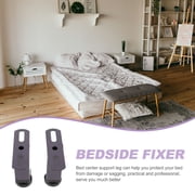 OUNONA Adjustable Bed Frame Center Support Legs, 1 Set Replacement Furniture Feet Risers for Improved Bed Stability and Durability