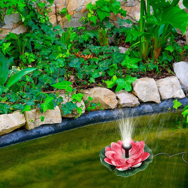 HEALEEP 1Jgo Para Y Piscina Loto Con Energía Solar Para Roja