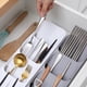 thumbnail image 1 of Caja para cubiertos compacta, cajón de cocina, gris, 1 of 2