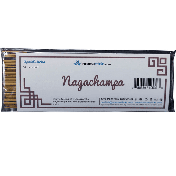 Special Incense, Nagchampa 8" 50 Sticks, Mystical Spiritual Aroma