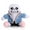 B, variant on Undertale Plush, Undertale Game Characters Stuffed Figure Throw Pillows for Home Decor for Game Fans