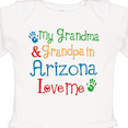 thumbnail image 4 of Inktastic Arizona Grandma Grandpa Love Me Boys or Girls Long Sleeve Baby Bodysuit, 4 of 5