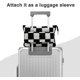 thumbnail image 5 of Manta de viaje manta y almohada 2 en 1 funda suave correa para equipaje de mano clip para mochila, 5 of 7
