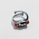 thumbnail image 2 of Anillos de joyería elegantes apilables de acero inoxidable para niña de aniversario A, 2 of 4