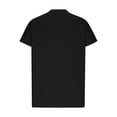 thumbnail image 6 of Cotton Linen Shirts for Women Summer Lace Trim V-Neck Tunic Tops Loose Fit Short Sleeve Tops Casual,Black,S, 6 of 8