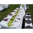thumbnail image 2 of 210GSM Rectangle Table Cloth - Heavy Duty Water Proof Microfiber Tablecloth, Decorative Fabric Table Cover for Outdoor and Indoor Use (White,70 x 70 Inch), 2 of 6