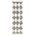 thumbnail image 3 of Unique Loom Serenity Shag Collection Area Rug - Soufriere (2' x 6' Runner White/Gray), 3 of 10