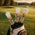 thumbnail image 3 of Yuyamidu Horse Golf Head Covers for Driver Fairway Woods Hybrid Sunset Leather Headcovers Fashion Golf Club Head Cobers, 3 of 7