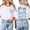 White, variant on Womens Tropical Palm Tree Sunset Graphic T Shirts Crew Neck Short Sleeve Top Double Sided Beach Print Tee Fashion Outfits