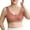 A-Brown288, variant on Daisy Bras For Older Women Front Closure Scalloped Neckline Wireless Breathable Bra Full Coverage Daily Wear Bras