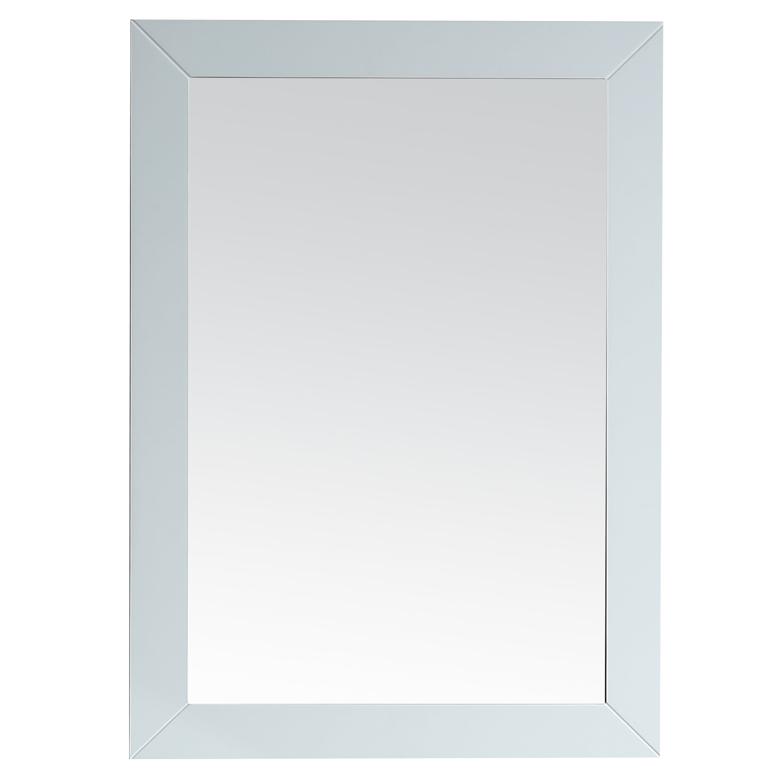 Eviva Acclaim Transitional White Bathroom Vanity Mirror