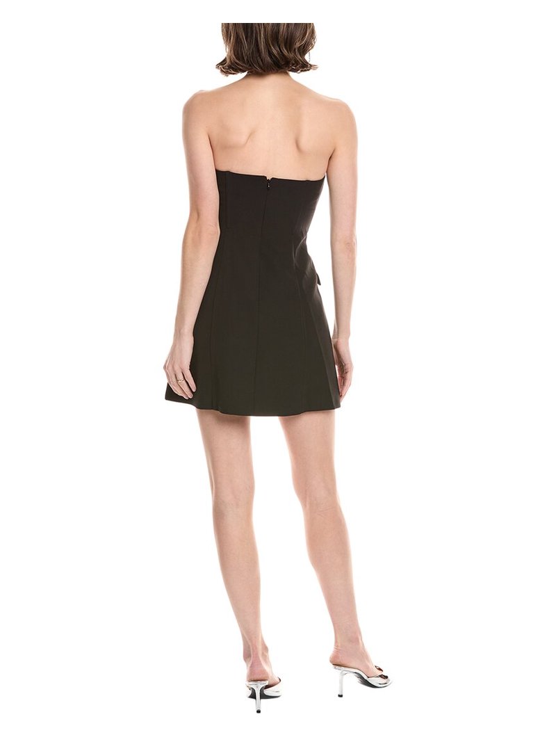 black dress online Long Black Formal Dress with Three-Quarter Sleeves Black / 6 main image 1
