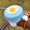 thumbnail image 1 of Timbre para coche, accesorio para bicicleta, timbre para coche para niños, timbre colorido para coche, pequeños accesorios con flores de margarita, timbre para coche con crisantemo, 1 of 5