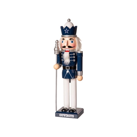 Dallas Cowboys 12 Wooden Nutcracker Statue