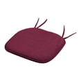 thumbnail image 1 of Cojín de asiento Cateissary con correas antideslizante para silla de interior Rojo 41*41cm, 1 of 6