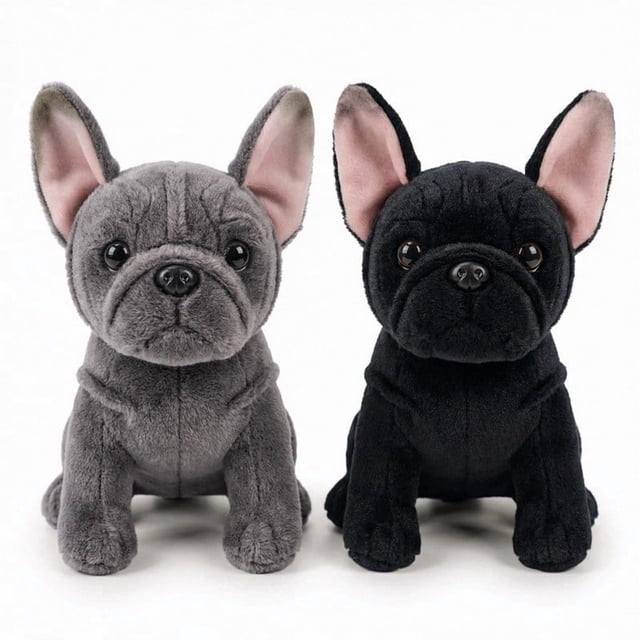 Sentmoon Peluches Cadeaux pour Femmes Adorables Coussins de Lit Chien en Peluche Réaliste Assis Jouet en Peluche - Animaux en Peluche Réalistes Chien Doux Animal de Compagnie Mignon Décoration Maison Cadeau pour les Amoureux des Chiens