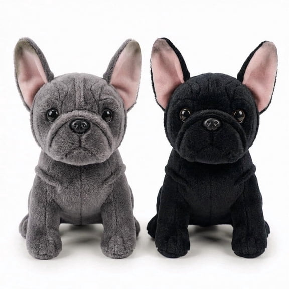 Viflosae Cute Plush Small Gifts for Women 6 Year Old Boy Gift Realistic Sitting Dog Plushie Toy - Lifelike Detailed Stuffed Animals Dog Soft Pet Cute Home Decor Gift for Kids Dog Lovers