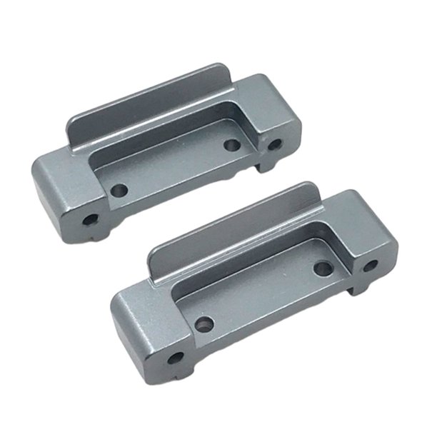 Vogacara Guardabarros delantero y trasero de aleación de aluminio para coche teledirigido, 2 piezas, para Wltoys 1/18 A949, frontal de Metal Kits de construcción modelo titanio