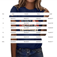 thumbnail image 3 of MEICHEN 250th Anniversary USA Shirt Short Sleeve Round Neck T Shirt Fashion Casual Blouse Top Summer Clothing, 3 of 4