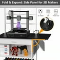thumbnail image 6 of YOHKOH 3D Printer Stand with Filament Storage, Heavy Duty Table for PLA ABS PETG, 41.3"W x 23.6"D x 58.1"H, 6 of 7
