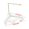 thumbnail image 3 of Triangular Kitchen Sink Draining Rack with Pole, Plastic Corner Strainer for Dry and Wet Separation, 3 of 3