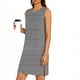 thumbnail image 2 of TaTaai Sleeveless Side Slit Dress Women's Solid Color Round Neck Slip Dress Casual Pullover Lightweight Stretchy Polyester Blend Gift, 2 of 6