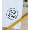thumbnail image 2 of Printtoo Personalized Teachers Stamp Try Something New! Teachers Name Self-Inking Rubber Stamp Teacher's Advice For School Classroom & Homework Supplies,Black - 30 x 30 mm, 2 of 6