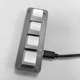 thumbnail image 4 of 4 Key Programming Macro Custom Knob Keyboard RGB Hotswap Macropad(White 4 Keys), 4 of 5