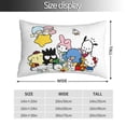 thumbnail image 2 of Lsque Sanrio Pattern Bedding Waterproof Pillow Protector Zippered Queen – Bed Bug Proof Pillow Encasement-20"x30", 2 of 6