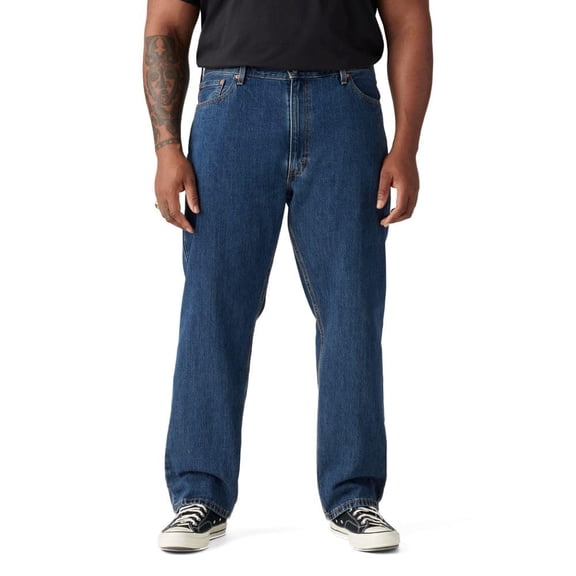 Levi's Men's 505 Regular-Fit Jeans 30x 30 Dark Stonewash