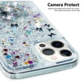 thumbnail image 5 of Case for iPhone 13 Pro, iPhone 13 Pro Case Cute Pink Glitter Luxury Sparkle Liquid for Girls Women Quicksand Clear Soft TPU Protective Phone Case for iPhone 13 Pro Dandelion, 5 of 10