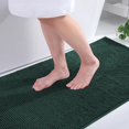 thumbnail image 1 of ABDFHE-Non Slip Chenille Bath Mat, Extra Soft Bathroom Mat, Super Absorbent Fluffy Bath Mats for Bathroom, Machine-Washable Quick Dry Bath Rug Foot Mat, 20"x32", Hunter Green, 1 of 4