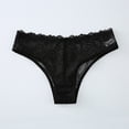 thumbnail image 1 of Tanga de encaje para mujer, lencería sexy y tentadora para mujer, ropa interior deportiva de cintura baja, 1 of 6