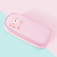 thumbnail image 3 of Large Capacity Ki-ds Pencil Case with Multiple Compartments, Cute Pink Cloth Zipper Sch-ool Supply Pouch for Gi-rls & Bo-ys, Travel Stationery Organizer, 3 of 6