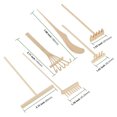 thumbnail image 2 of DRAFIDEEP 12Pcs Sand Table Mini Rakes Bamboo Light Yellow for Sand Arrangement for Parties, 2 of 8