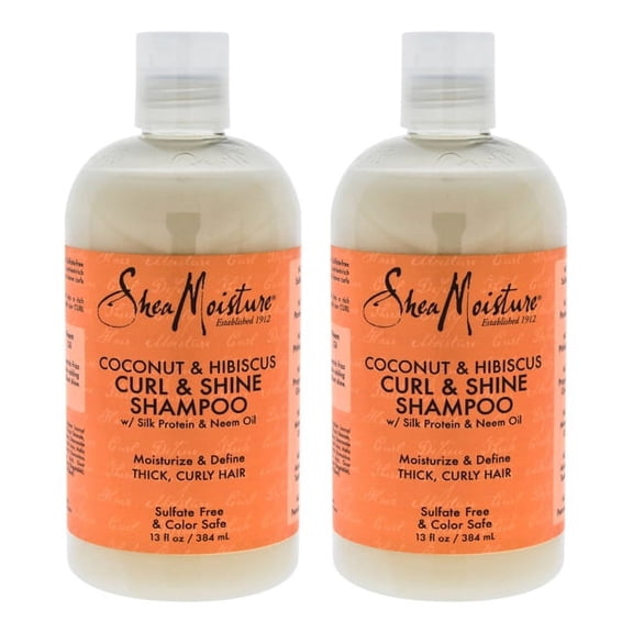 Coconut & Hibiscus Curl & Shine Shampoo - Pack of 2