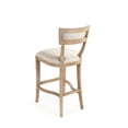 thumbnail image 4 of Zentique CF282-35 Bar E272 A015-A 19 x 42.75 x 22 in. Carvell Bar Stool, Natural Cream Linen, 4 of 5